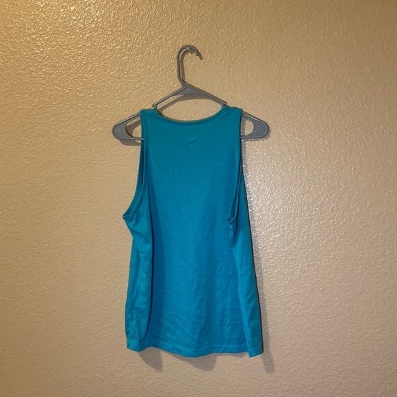Nike Aqua Blue Sleeveless Top - Picture 2 of 2